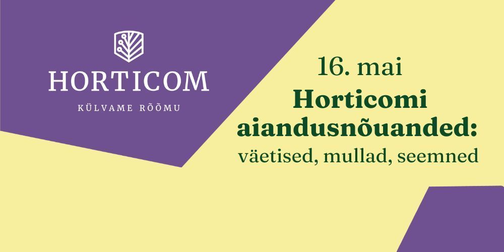 16. mail annavad istikuärides nõu aiandusspetsialistid